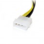 StarTech.com Adattatore cavo di alimentazione LP4 a scheda video PCI Express 8 pin da 15 cm (LP4PCIEX8ADP)