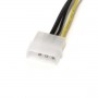 StarTech.com Adattatore cavo di alimentazione LP4 a scheda video PCI Express 8 pin da 15 cm (LP4PCIEX8ADP)