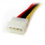 StarTech.com Cavo adattatore LP4 di alimentazione a Y, 2 x SATA, 30 cm (PYO2LP4SATA)