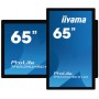 iiyama TF6539UHSC-B1AG visualizzatore di messaggi Pannello piatto interattivo 165,1 cm (65") LCD 500 cd/m² 4K Ultra HD Nero Tou