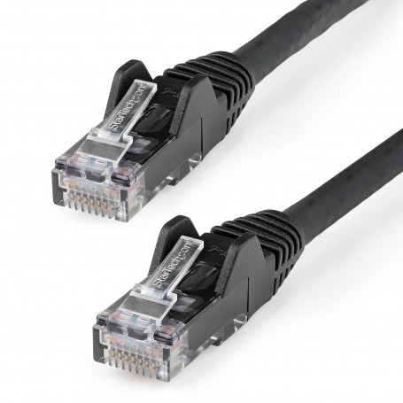 StarTech.com N6LPATCH2MBK cavo di rete Nero 2 m Cat6 U/UTP (UTP) (N6LPATCH2MBK)