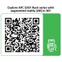 APC Easy Rack 42U Rack indipendenti Nero (ER6222)