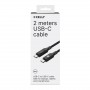 C TO C CABLE 100W 2MT DISPLAY BK