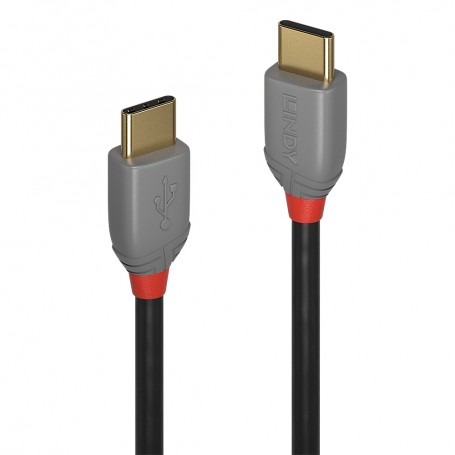 Lindy 36872 cavo USB 2 m USB 2.0 USB C Nero, Grigio (36872)