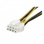 StarTech.com Adattatore alimentatore EPS 4 poli a 8 poli con LP4 F/M 15 cm (EPS48ADAP)