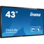iiyama T4362AS-B1 visualizzatore di messaggi Pannello piatto interattivo 108 cm (42.5") IPS 500 cd/m² 4K Ultra HD Nero Touch sc
