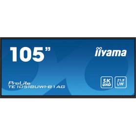 iiyama TE10518UWI-B1AG visualizzatore di messaggi Pannello A digitale 2,67 m (105") LED Wi-Fi 450 cd/m² 5K Ultra HD Nero Touch 