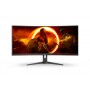 AOC G2 CU34G2XE/BK LED display 86,4 cm (34") 3440 x 1440 Pixel Wide Quad HD LCD Nero, Rosso