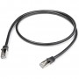 StarTech.com N6SPAT1MBK cavo di rete Nero 1 m Cat6 SF/UTP (S-FTP) (N6SPAT1MBK)