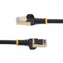 StarTech.com Cavo di Rete Ethernet Cat6a - Cavo Schermato STP da 2m - Nero (6ASPAT2MBK)