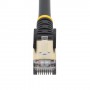StarTech.com Cavo di Rete Ethernet Cat6a - Cavo Schermato STP da 2m - Nero (6ASPAT2MBK)
