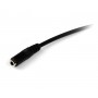 StarTech.com Cavo di prolunga 2 m per auricolari TRRS a 4 posizioni da 3,5 mm - M/F (MUHSMF2M)