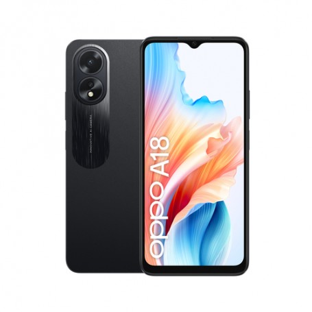 OPPO A18 4G Smartphone, AI Doppia fotocamera 8+2MP, Selfie 5MP, Display 6.56” 90HZ LCD HD+, 5000mAh, RAM 8 GB (4+4) + ROM 128G
