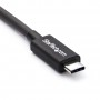 StarTech.com Cavo Thunderbolt 3 USB-C (20Gbps) da 2 m - Compatibile con Thunderbolt, USB e DisplayPort - M/M (TBLT3MM2M)