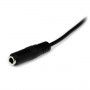 StarTech.com Cavo audio di prolunga stereo slim da 3,5 mm 2 m - M/F (MU2MMFS)