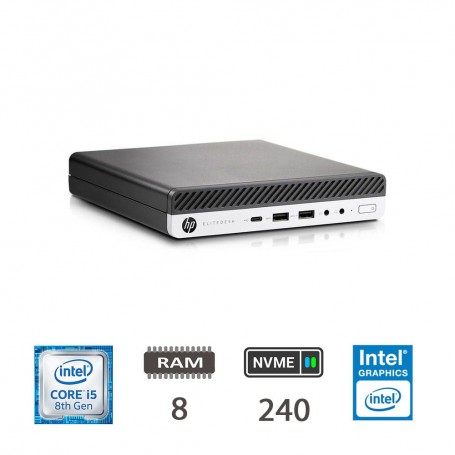 HP REGLOO 800 G4 DM I5-8500T 8GB NVME240 W10P 2Y