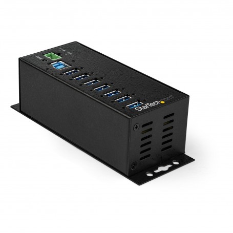 StarTech.com Hub USB a 7 porte con adattatore di alimentazione - Protezione contro le sovratensioni - Hub di trasfer (HB30A7AME)