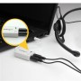 StarTech.com Adattatore auricolare / cuffie da 4 posizioni da 3,5 mm a 2 da 3 posizioni da 3,5 mm M/F - bianco (MUYHSMFFADW)