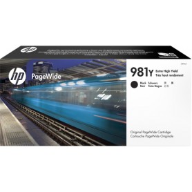 HP Cartuccia nero originale ad altissima capacità PageWide 981Y (L0R16A)