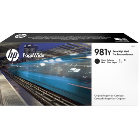 HP Cartuccia nero originale ad altissima capacità PageWide 981Y (L0R16A)