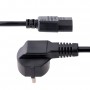 StarTech.com Cavo di alimentazione per PC da EU Schuko a C13 da 3 m, Cavo di corrente AC 250V 10A 18AWG, Cavo di ricambio con sp