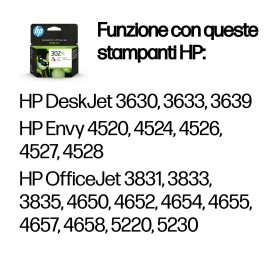 HP Cartuccia originale inchiostro tricromia ad alta capacità 302XL