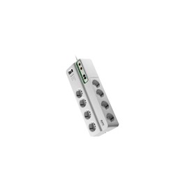 APC PRESA FILTRATA 8 PRESE PERFORMANCE SURGEARREST, CON PROTEZIONE TELEFONICA E COASSIALE, 230 V IT (PMF83VT-IT)