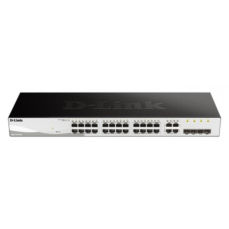 SWITCH 28 PT 10/100/1000+4 MINIG (DGS-1210-28/E)
