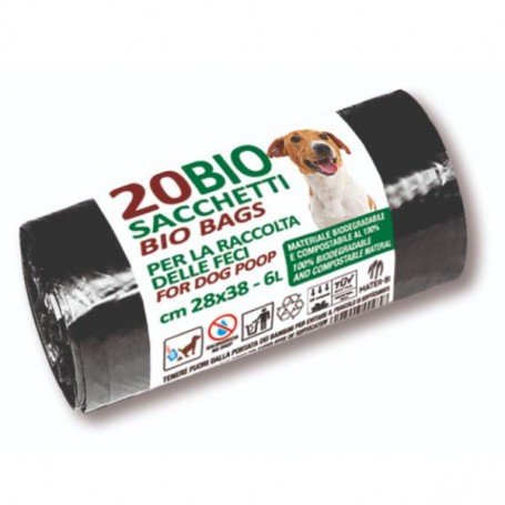 CF20 SACCHI DOG NERO 28X38