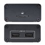 StarTech.com Extender USB 3.0 a 2 Porte su Fibra Multimodale OM3 - LC/LC - Hub 2x USB-A 5Gbps - Resistente Estensore USB su Fibr