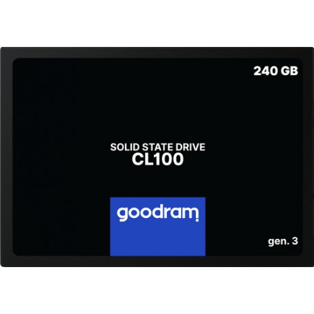 Goodram CL100 gen.3 2.5" 240 GB Serial ATA III 3D TLC NAND (SSDPR-CL100-240-G3)