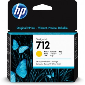 HP Cartuccia di inchiostro giallo originale DesignJet 712 da 29 ml (3ED69A)