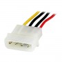 StarTech.com Cavo di estensione di alimentazione LP4 Molex da 30 cm – M/F (LP4POWEXT12)