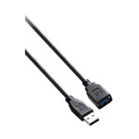 V7 Cavo USB nero da USB 3.0 A femmina a USB 3.0 A maschio 1.8m 6ft (V7E2USB3EXT-1.8M)