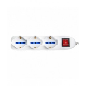 Vultech MU-02 prolunghe e multiple 1,5 m 9 presa(e) AC Bianco
