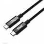 CLUB3D USB4 GEN3X2 TYPE-C BI-DIRECTIONAL CABLE 8K60HZ,DATA 40GBPS, PD 240W(48V/5A) EPR M/M 1M / 3.28 (CAC-1576)
