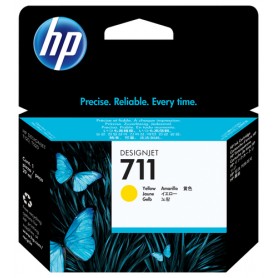 HP 711 29-ml Yellow DesignJet Ink Cartridge cartuccia d'inchiostro 1 pz Originale (CZ132A)
