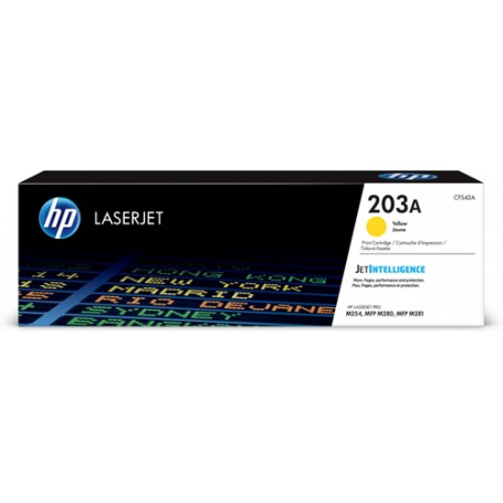 HP 203A Yellow Original LaserJet Toner Cartridge cartuccia toner 1 pz (CF542A)