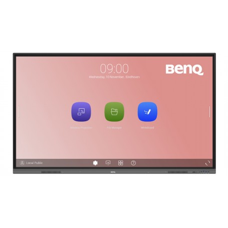 BenQ RE8603 Pannello piatto interattivo 2,18 m (86") LED 400 cd/m² 4K Ultra HD Nero Touch screen Processore integrato Android 1