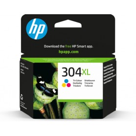 HP 304XL Tri-color Original Ink Cartridge cartuccia d'inchiostro 1 pz Resa elevata (XL) Ciano, Magenta, Giallo (N9K07AE)