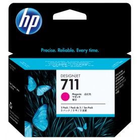 HP Confezione da 3 cartucce di inchiostro magenta DesignJet 711, 29 ml (CZ135A)