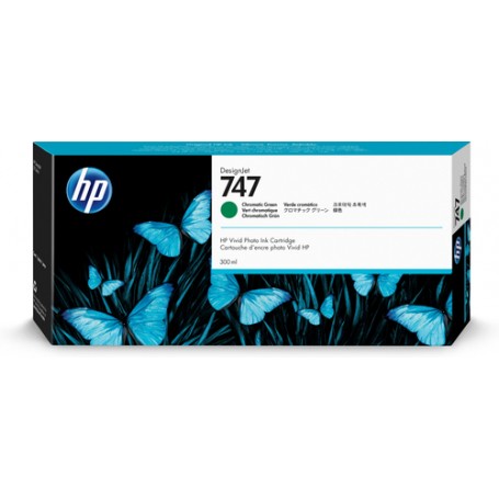 HP Cartuccia di inchiostro verde cromatico 747 DesignJet da 300 ml (P2V84A)