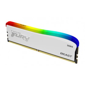 Kingston Technology FURY Beast 16GB 3200MT/s DDR4 CL16 DIMM bianco RGB SE
