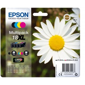 Epson Daisy Multipack Margherita 4 colori Inchiostri Claria Home 18XL (C13T18164022)