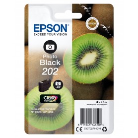 Epson Kiwi Singlepack Photo Black 202 Claria Premium Ink (C13T02F14020)