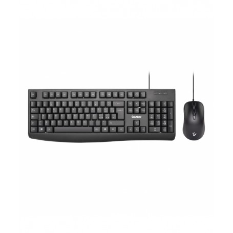 Vultech KM-821 tastiera USB QZERTY Inglese, Italiano Nero (KM-821)