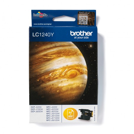 Brother LC-1240Y cartuccia d'inchiostro 1 pz Originale Giallo (LC1240Y)