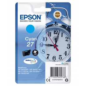 Epson Alarm clock Cartuccia Sveglia Ciano Inchiostri DURABrite Ultra 27 (C13T27024012)