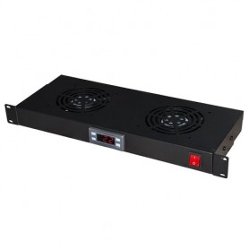 MODULO LINK 2 VENTOLE RAFFREDDAMENTO CON DISPLAY NERO