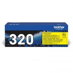 Brother TN-320Y cartuccia toner 1 pz Originale Giallo (TN320Y)